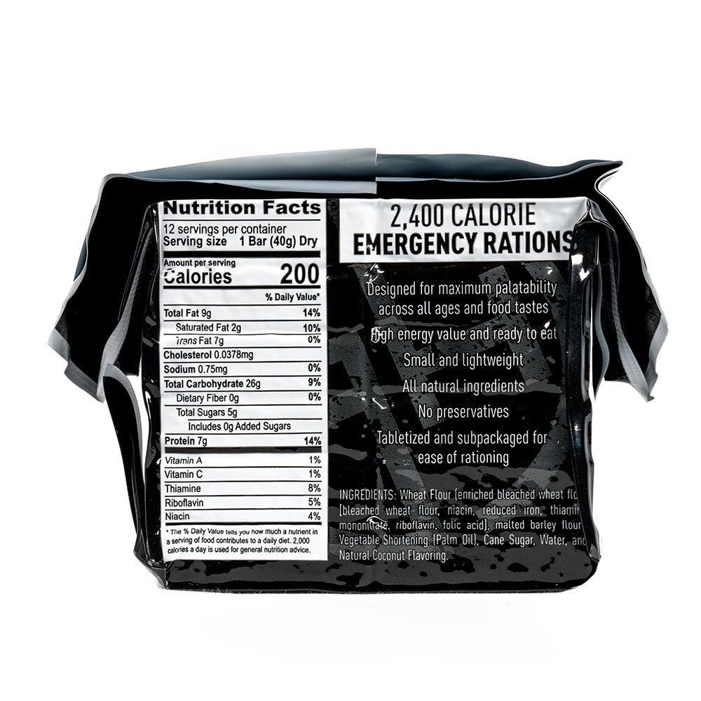 2,400 Calorie Emergency Ration Bars by Ready Hour