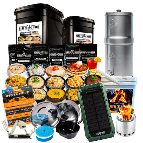 Image of Ultimate Solar Power & Cooking Emergency Food Kit