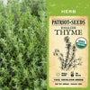 Organic English Thyme Herb Seeds (250mg) - My Patriot Supply